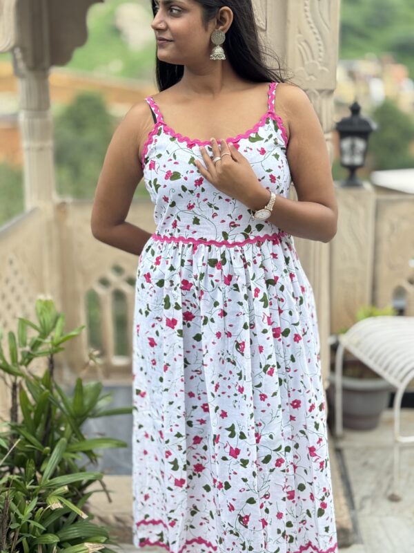 Blossom Berry Maxi Dress - Image 2