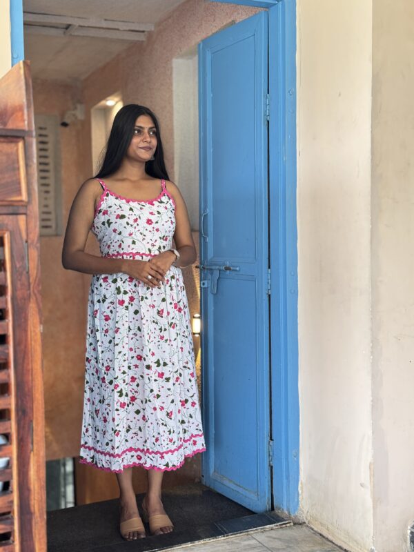 Blossom Berry Maxi Dress - Image 3