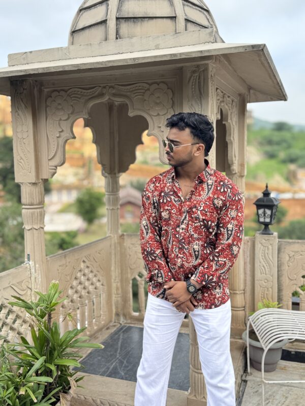 Rangrez Red Heritage Shirt